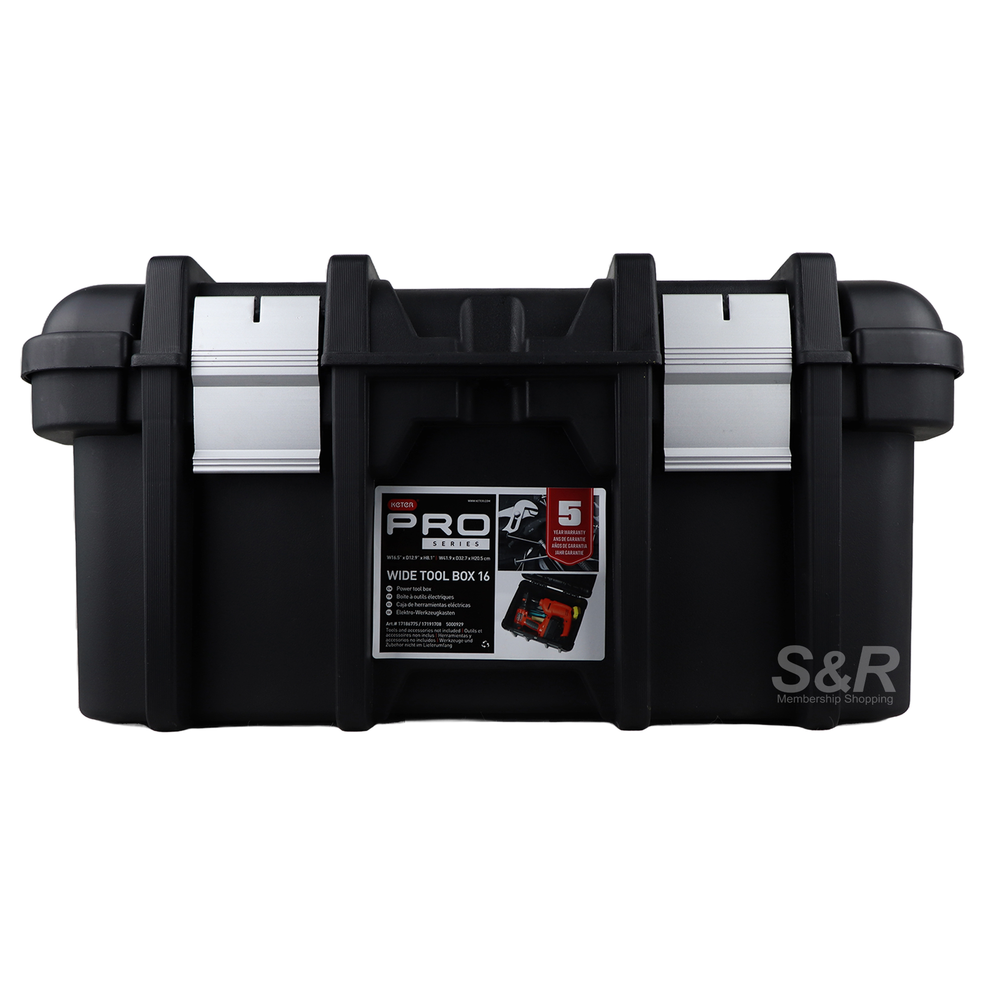 Keter Pro Series Wide Tool Box 16in